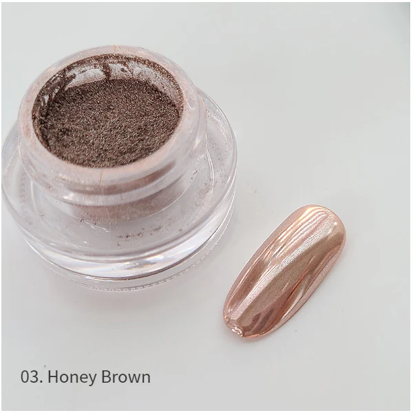 Bonniebee Ash Gold Chrome Powder [3. Honey Brown]