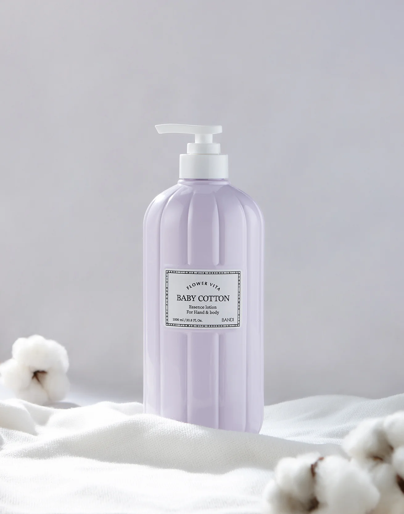BANDI - Essence Lotion 1000mL (Lime Forest, Baby Cotton, Lily Musk, Peony Blossom, Greenery Fig, Mossy Wood) - Image 4
