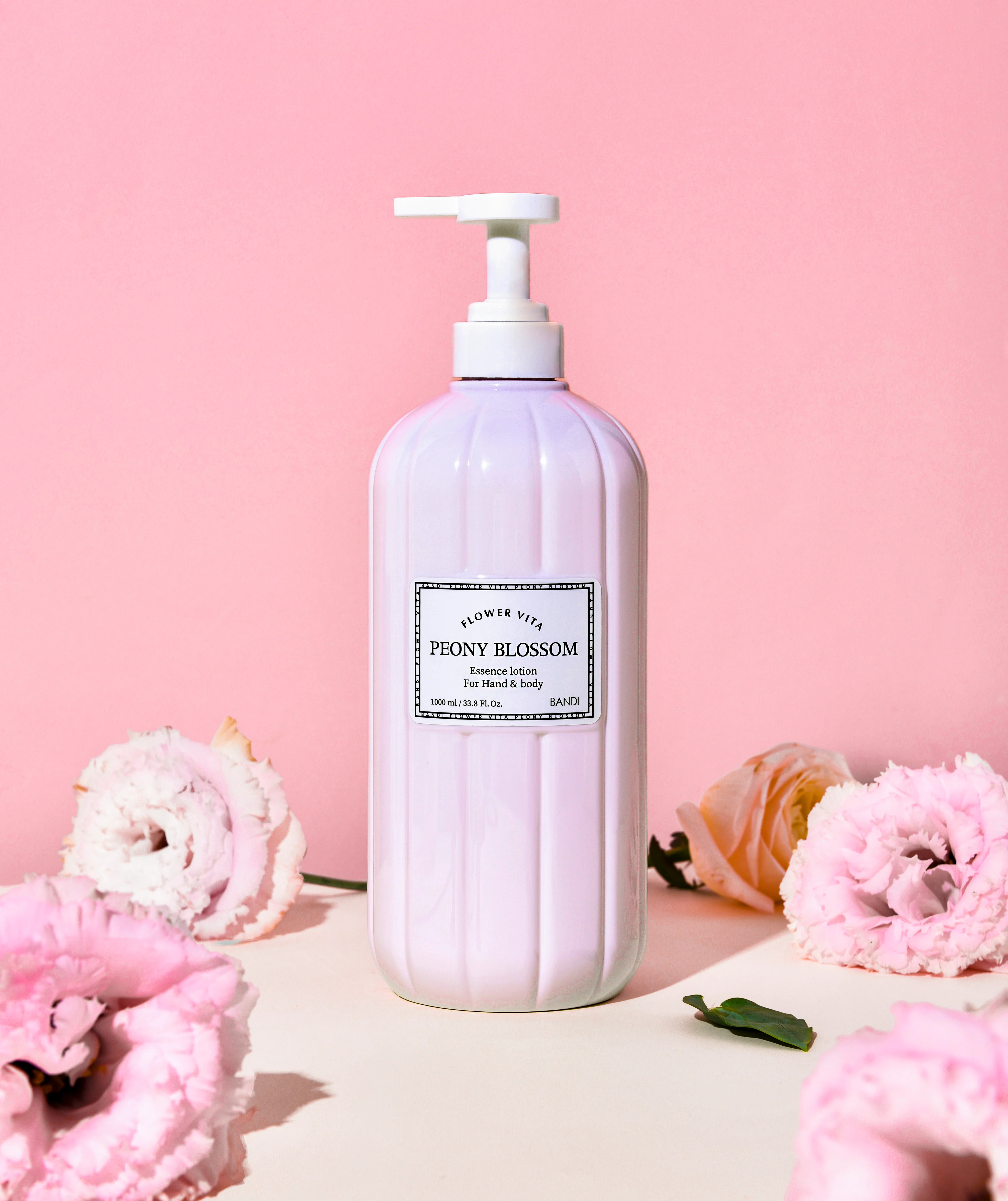BANDI - Essence Lotion 1000mL (Lime Forest, Baby Cotton, Lily Musk, Peony Blossom, Greenery Fig, Mossy Wood) - Image 6