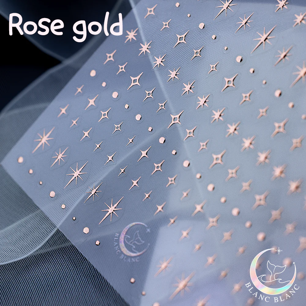 Blanc Blanc - (S407) Night Sky Sticker - Rose Gold