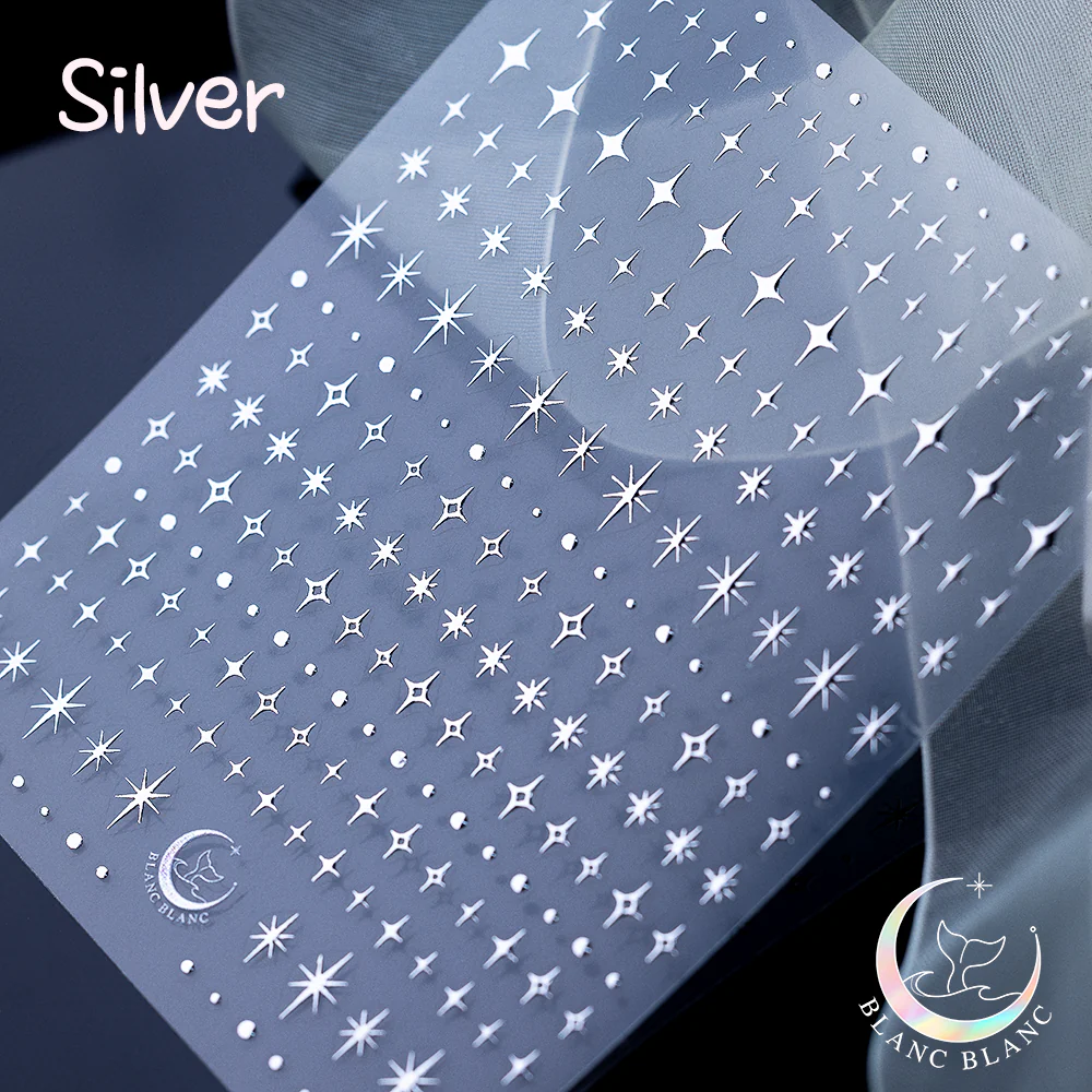 Blanc Blanc - (S406) Night Sky Sticker - Silver