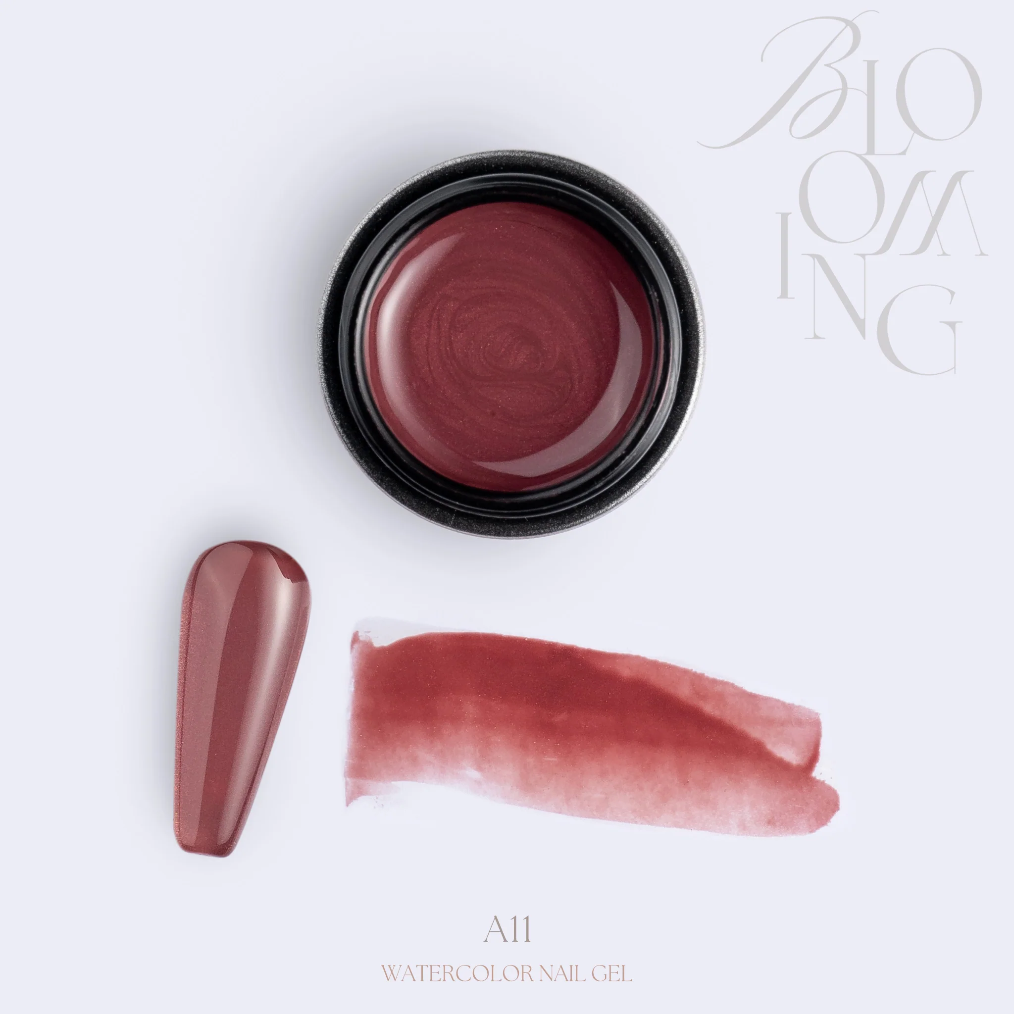 Blooming Nails - No.1 Watercolor Nail Gel Set - Image 18