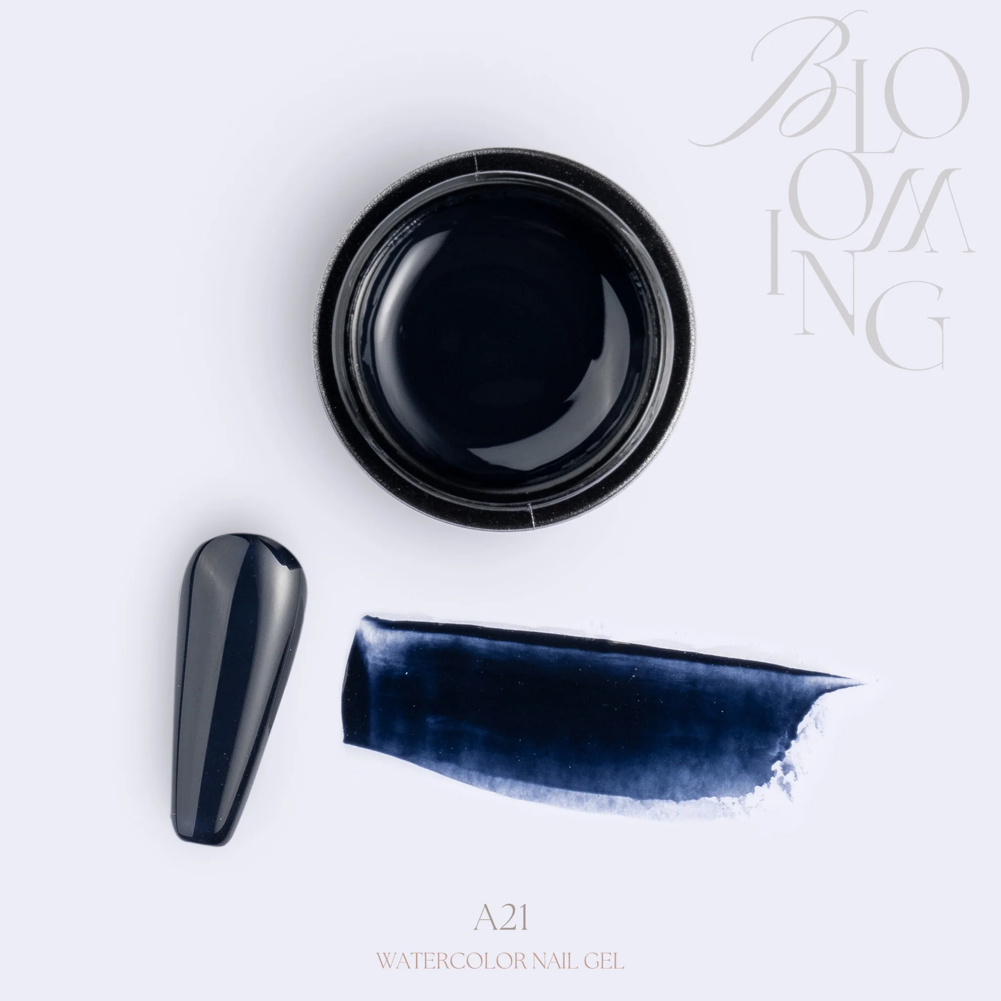 Blooming Nails - No.1 Watercolor Nail Gel Set - Image 28