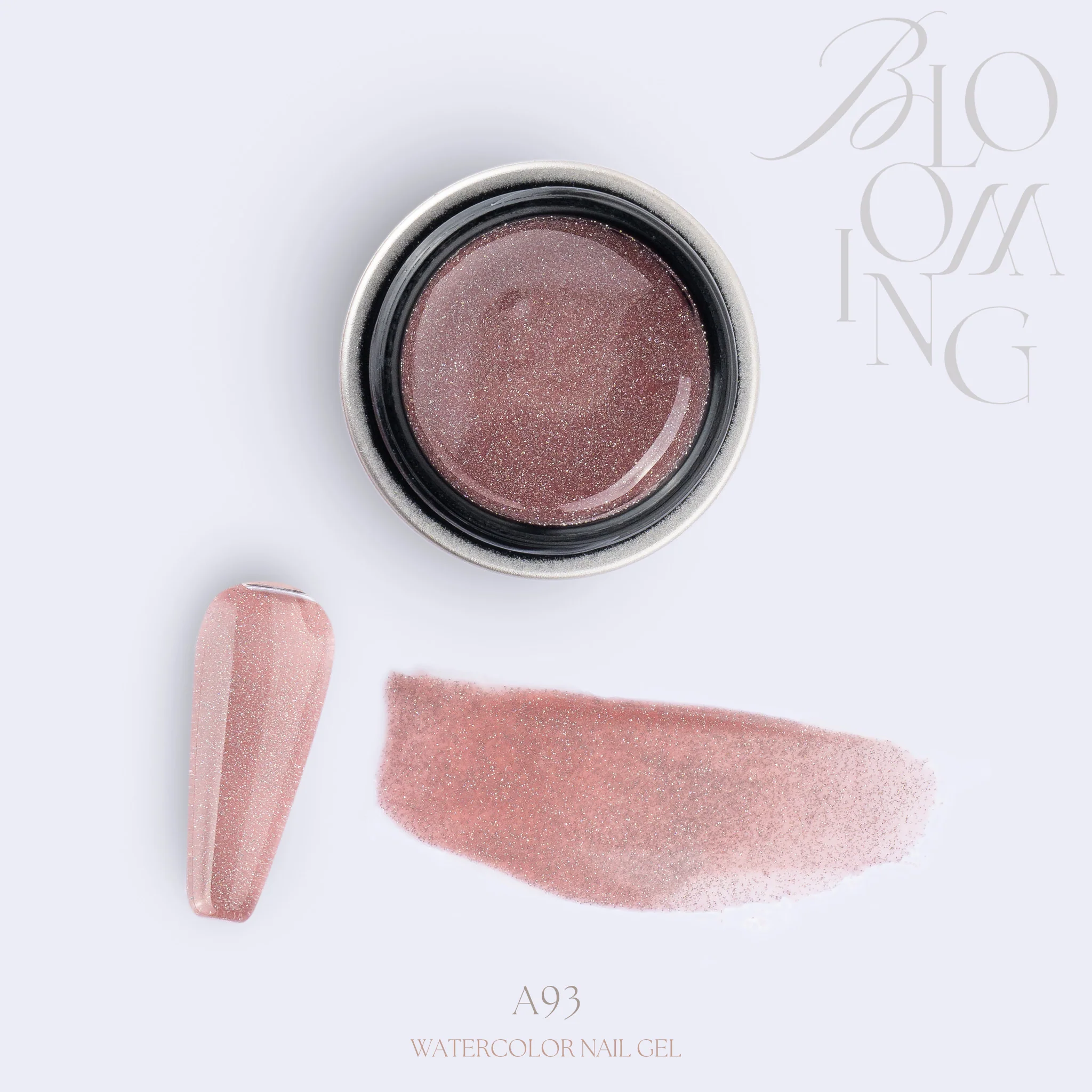 Blooming Nails - No.4 Watercolor Nail Gel Set - Image 27