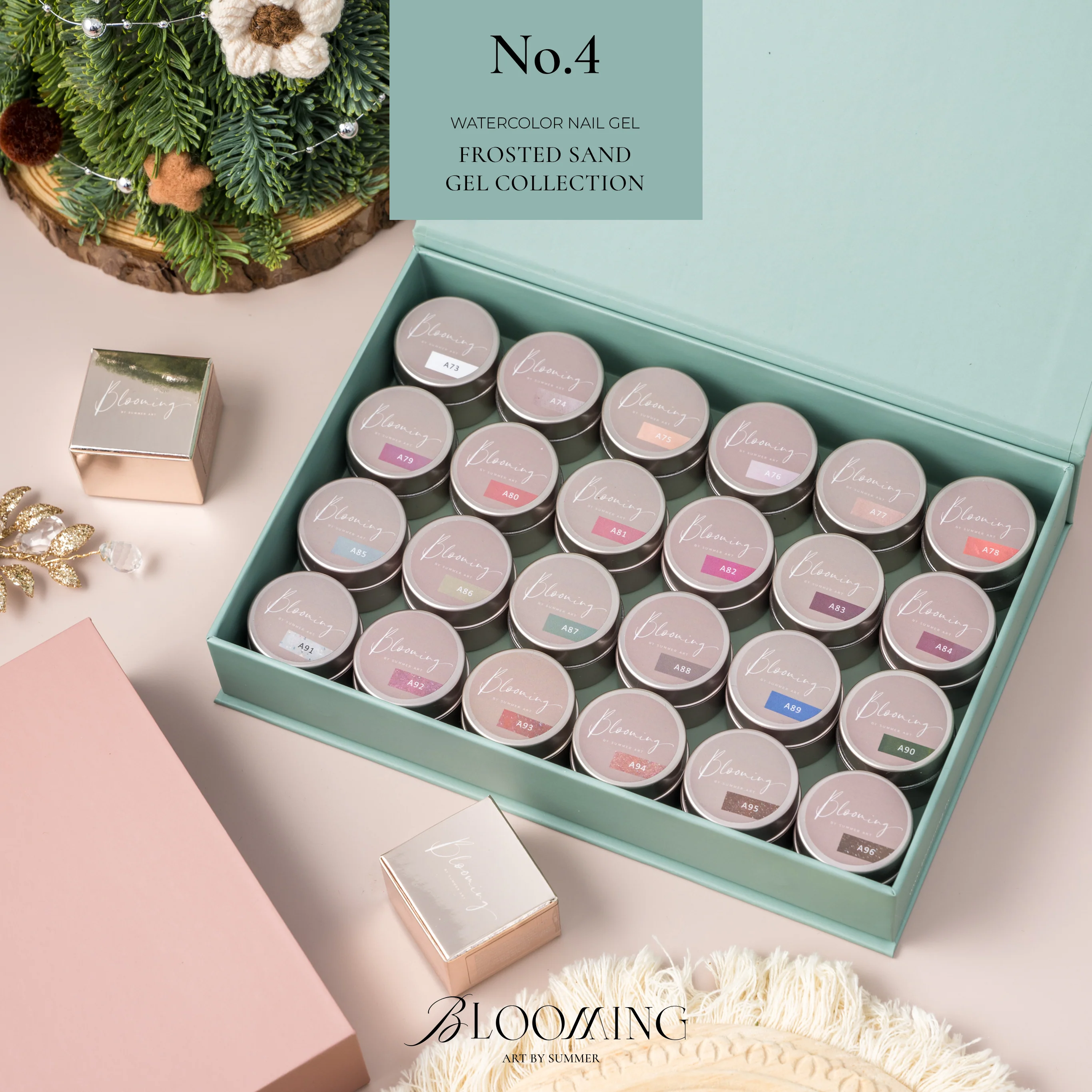 Blooming Nails - No.4 Watercolor Nail Gel Set - Image 4