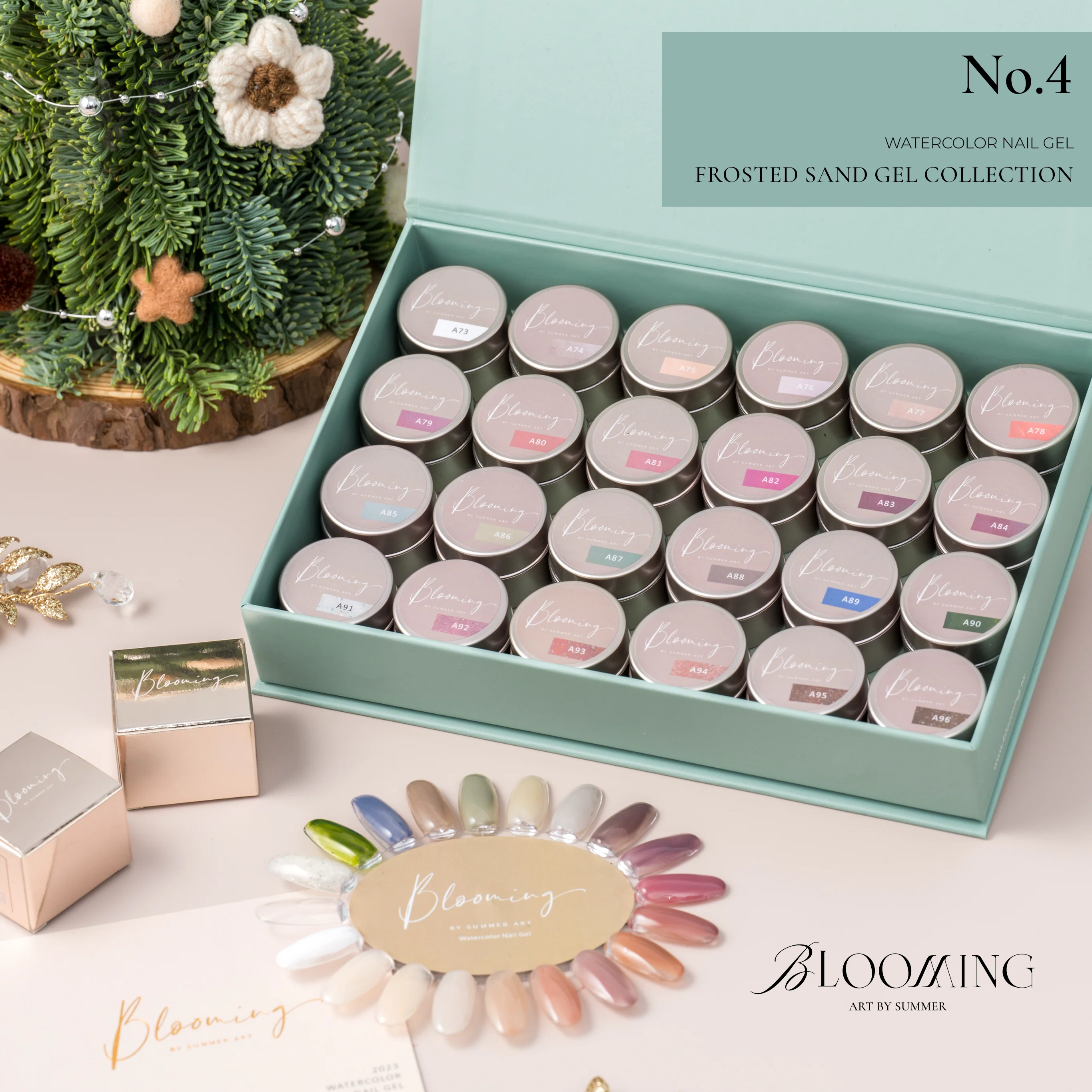 Blooming Nails - No.4 Watercolor Nail Gel Set - Image 6