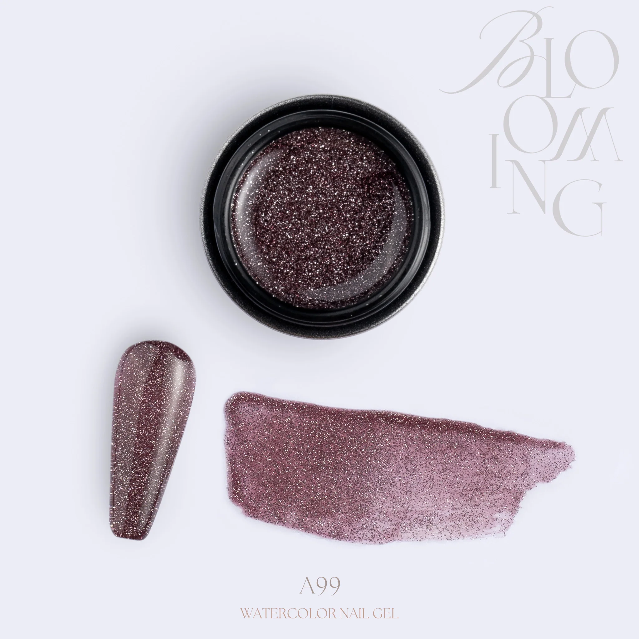 Blooming Nails - No.5 Watercolor Nail Gel Set - Image 10