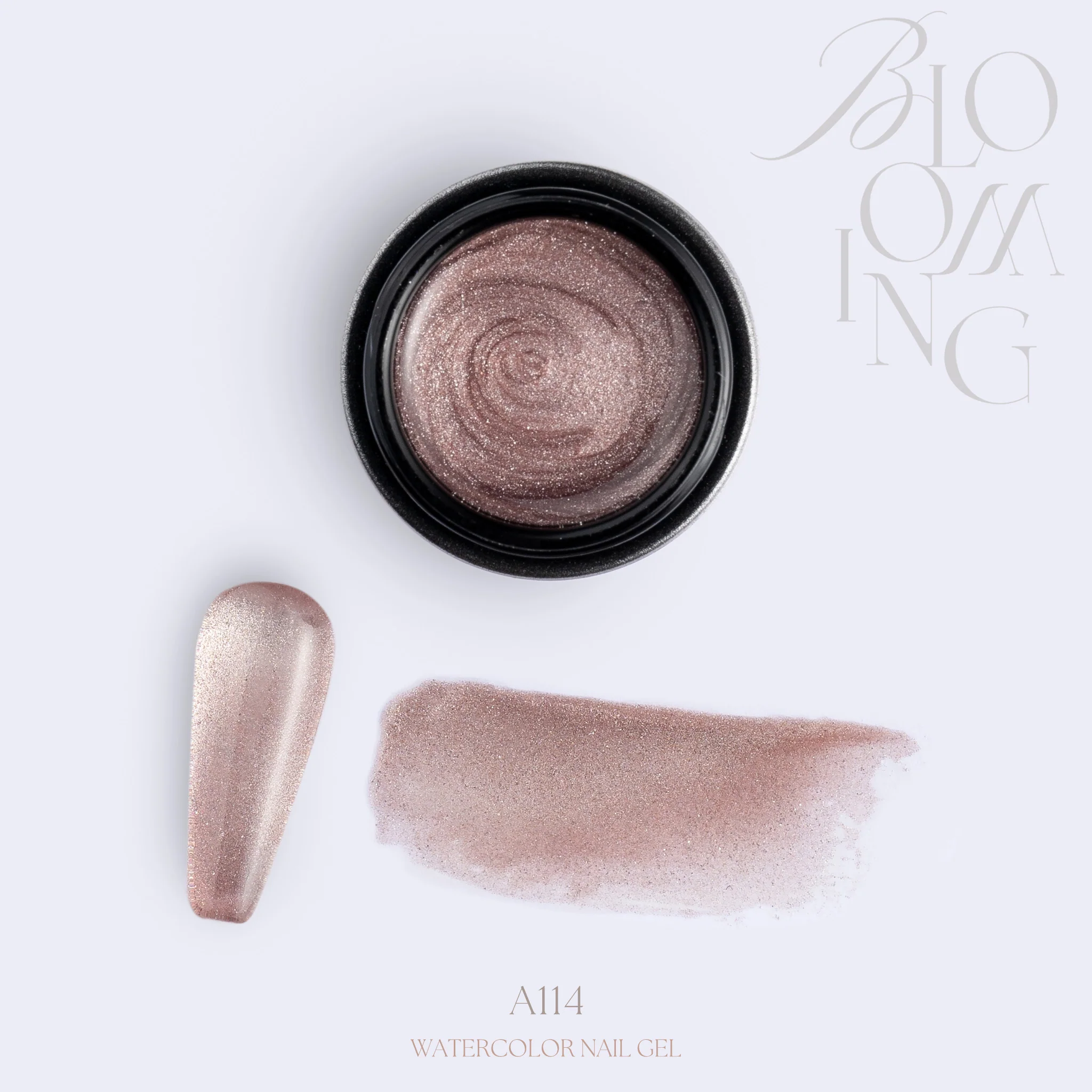 Blooming Nails - No.5 Watercolor Nail Gel Set - Image 25