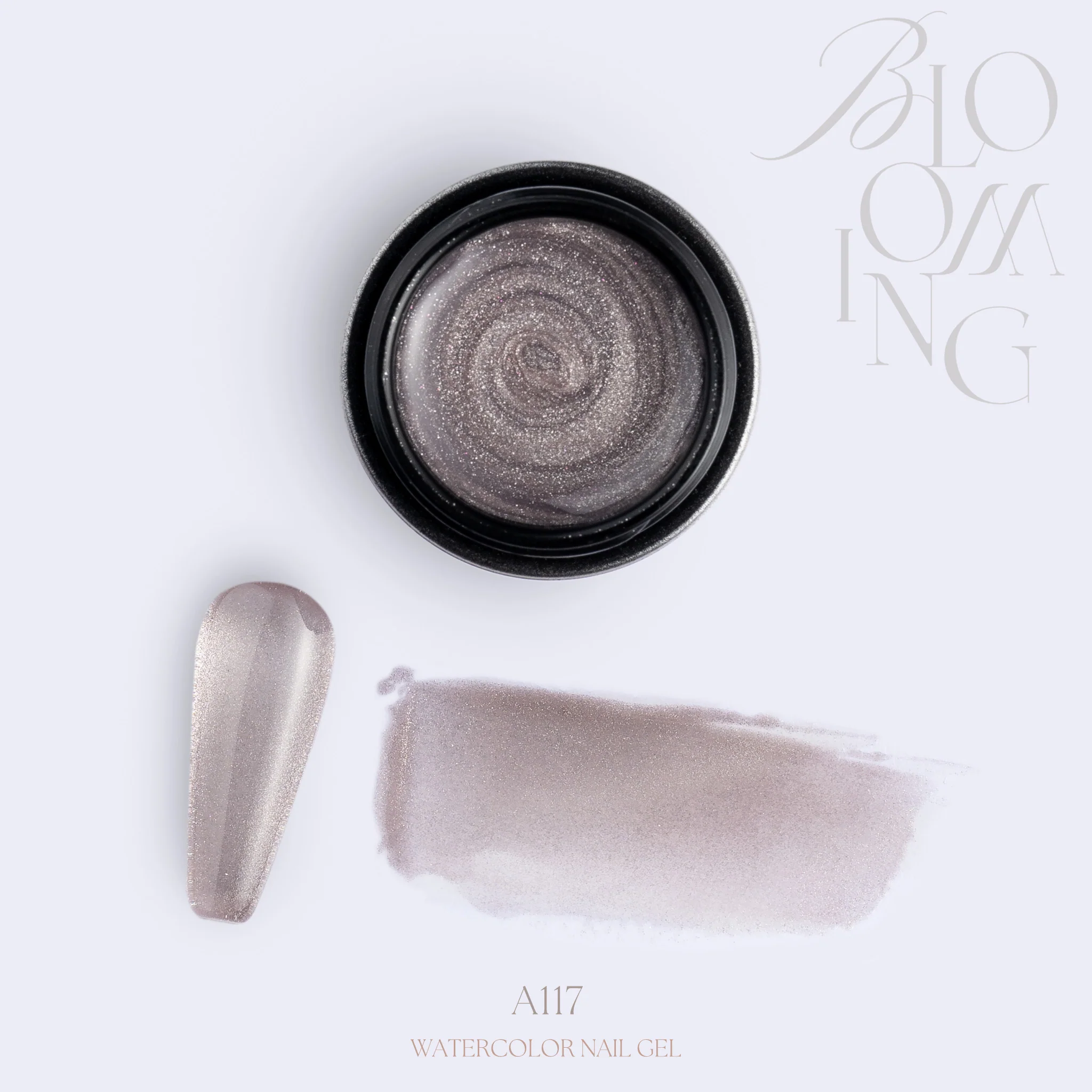Blooming Nails - No.5 Watercolor Nail Gel Set - Image 28
