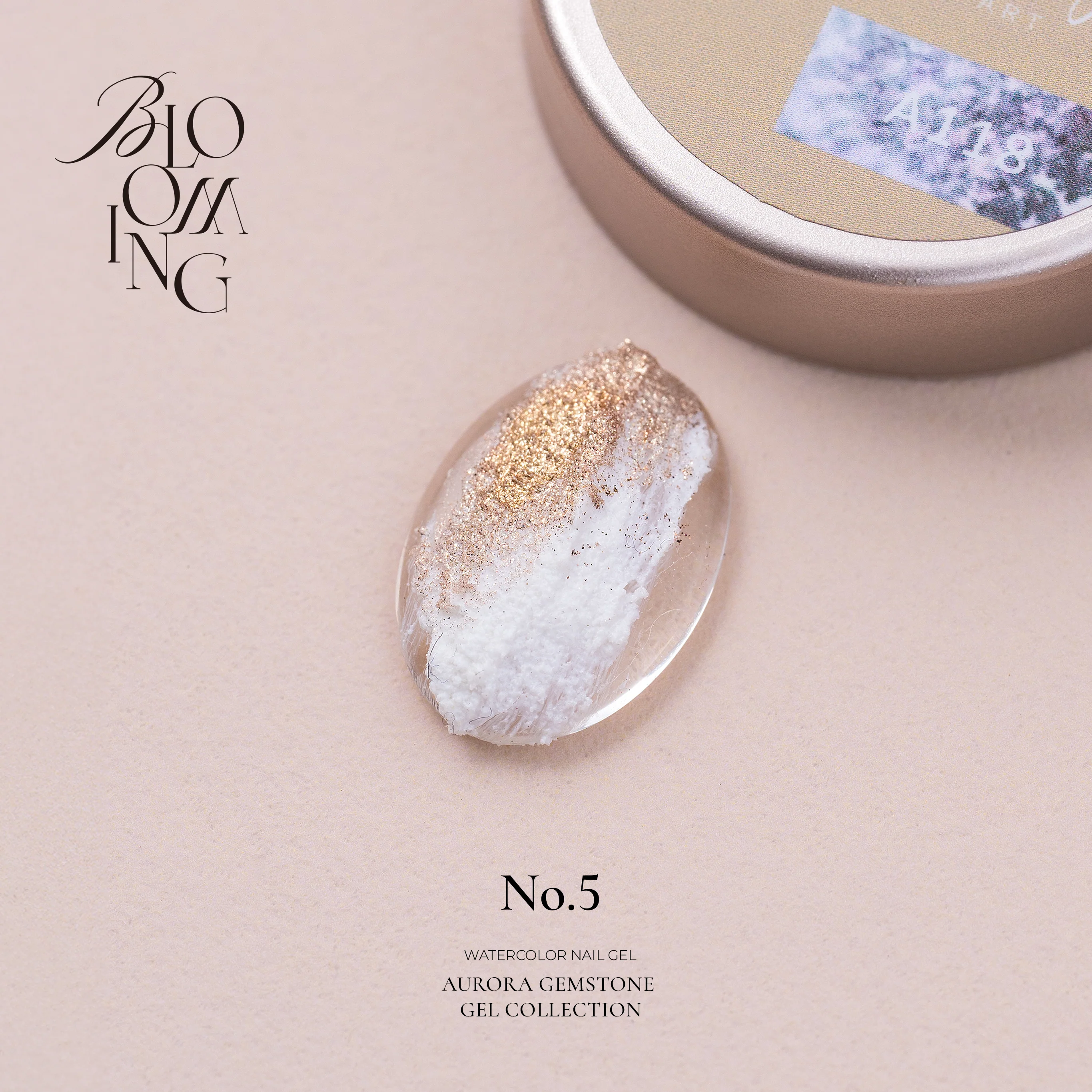 Blooming Nails - No.5 Watercolor Nail Gel Set - Image 7