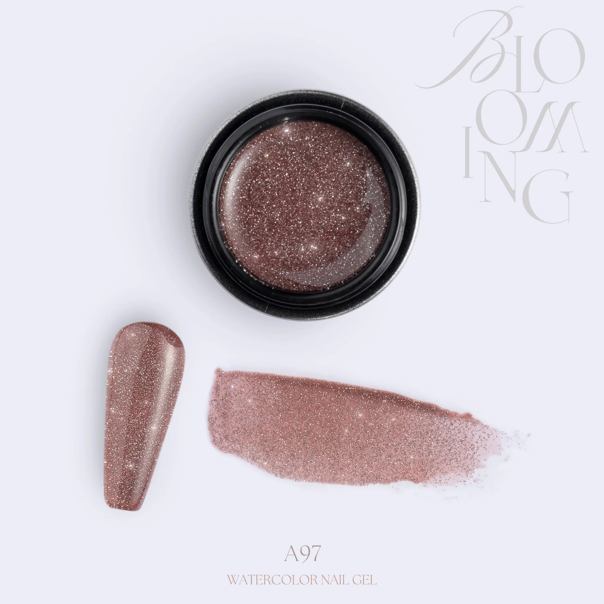 Blooming Nails - No.5 Watercolor Nail Gel Set - Image 8