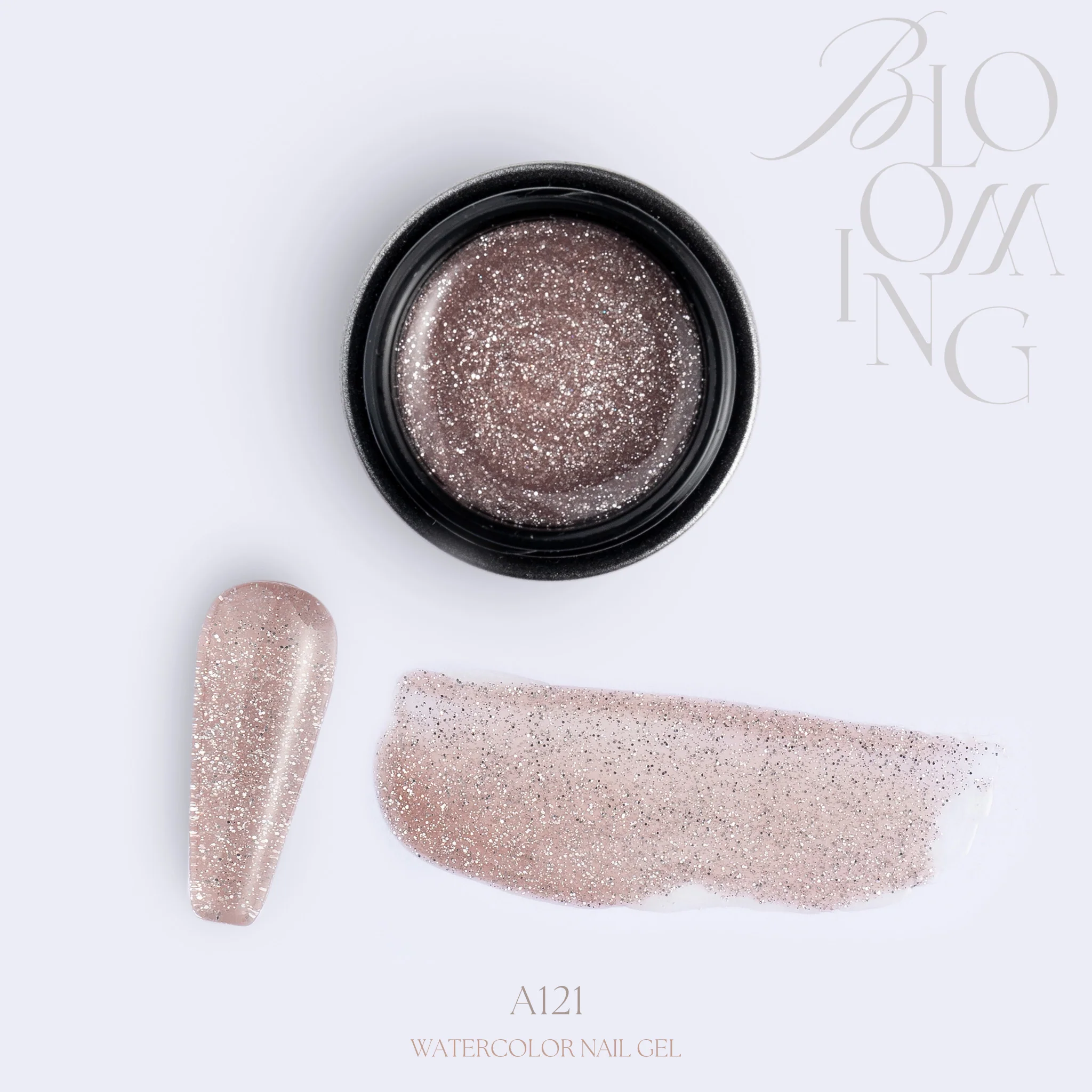 Blooming Nails - No.6 Watercolor Nail Gel Set - Image 15