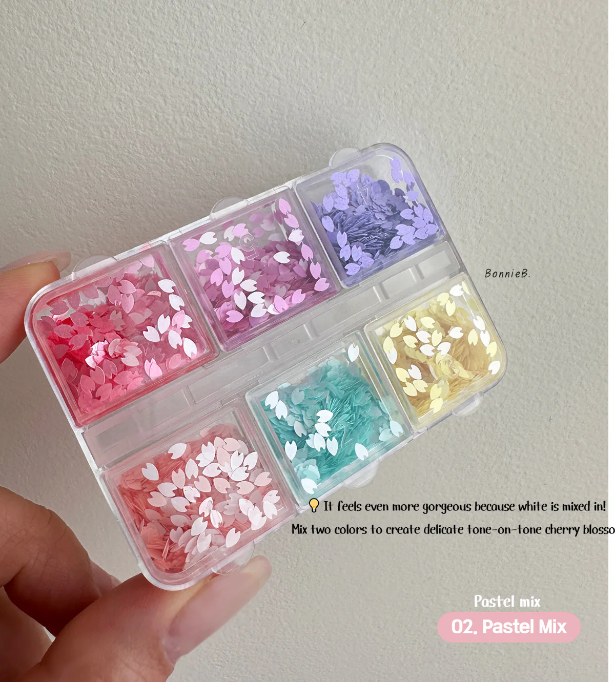 Bonniebee - Cherry Blossom Tulip Glitter (2 types) - Image 2