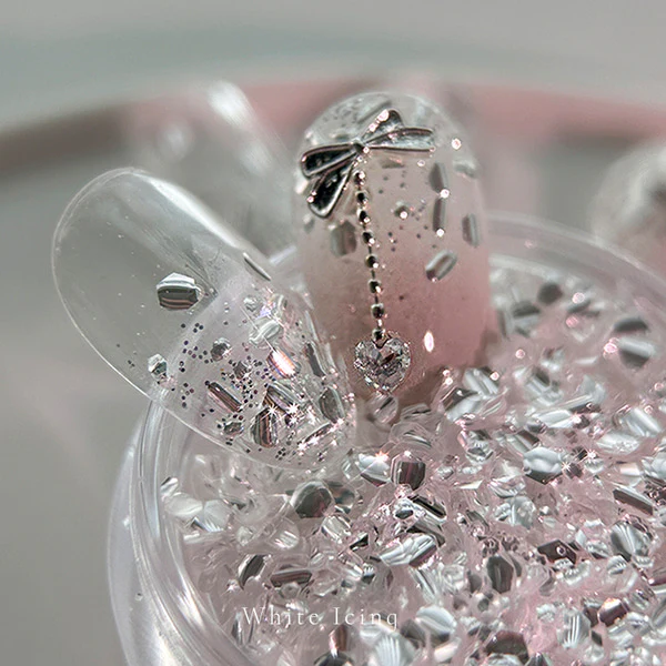 Bonniebee - Icing Nail Glitter (Pink/Blue/White) - Image 14