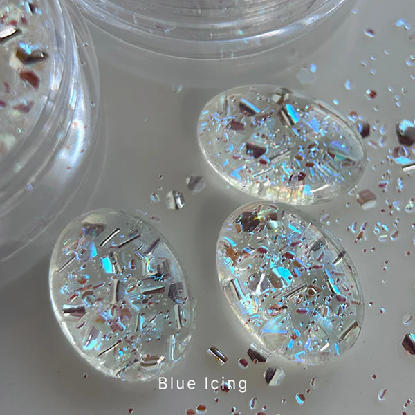 Bonniebee - Icing Nail Glitter (Pink/Blue/White) - Image 7