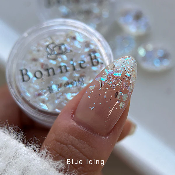 Bonniebee - Icing Nail Glitter (Pink/Blue/White) - Image 8