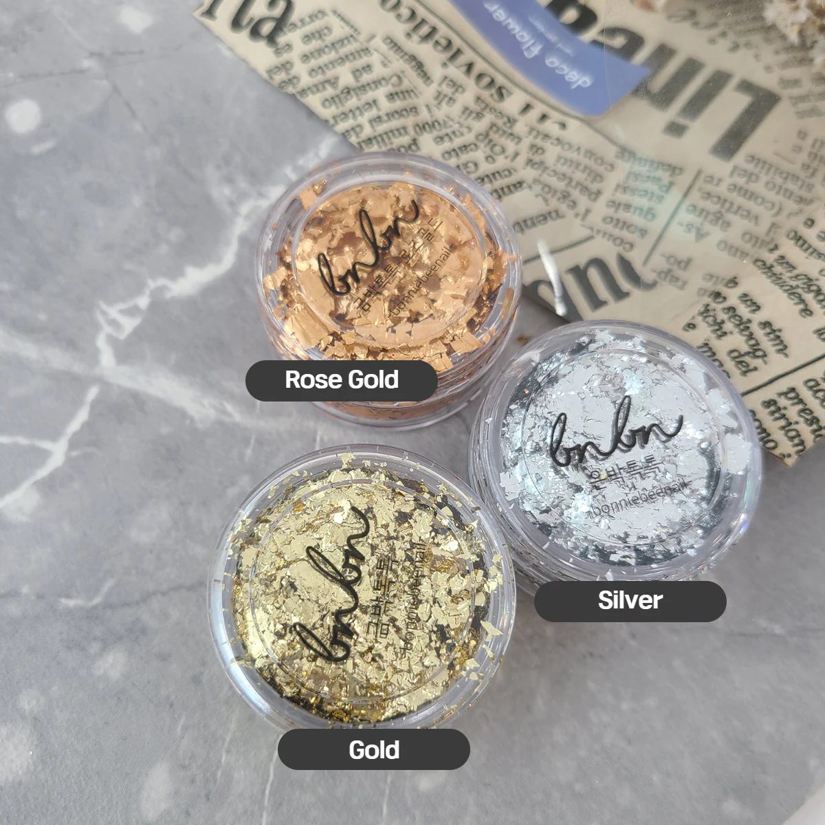 Bonniebee - Metallic Nail Flakes (2 types)