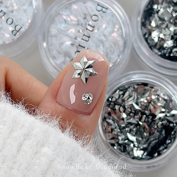 Bonniebee - Snowflake Diamond Sequin (3 types) - Image 5