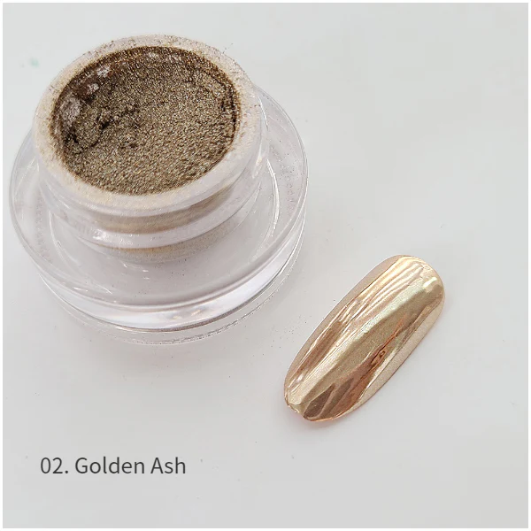Bonniebee Ash Gold Chrome Powder [2. Golden Ash]