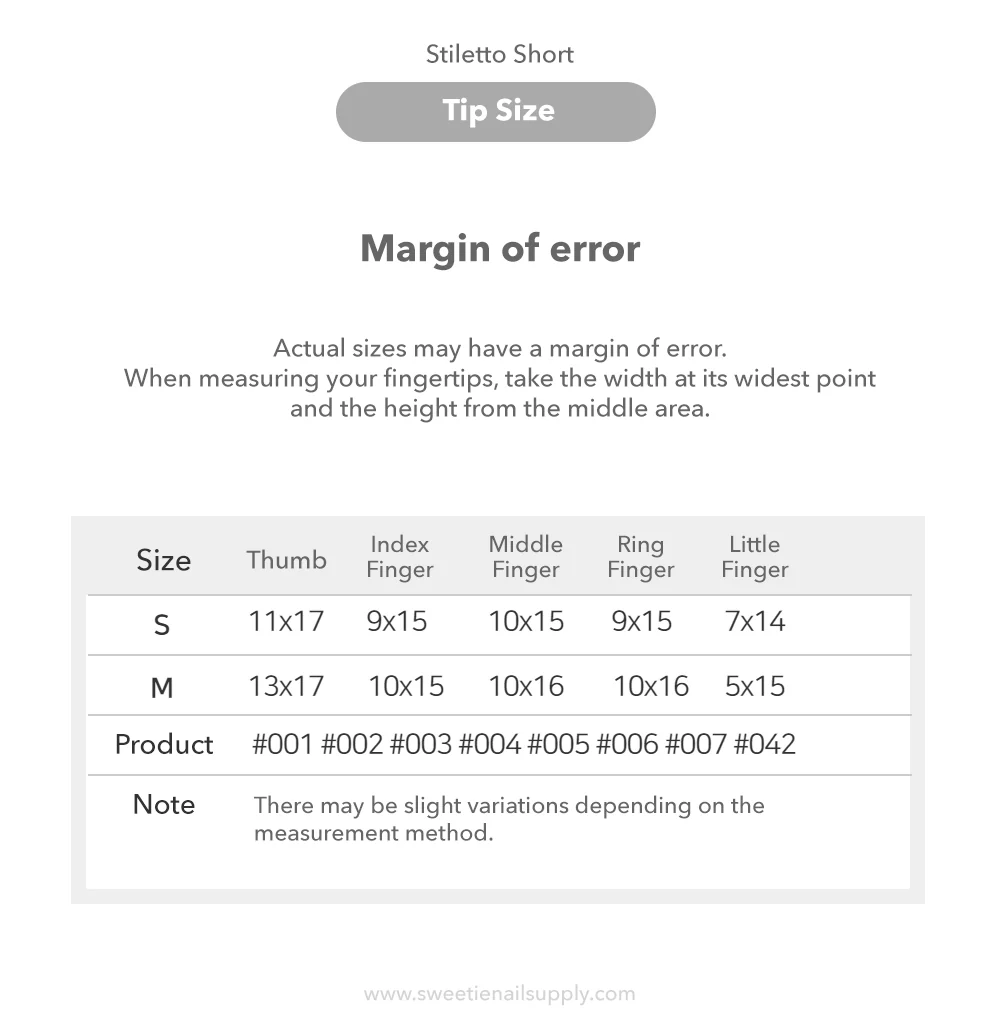 Crear - Nail Design Tip No.003 (Two Sizes) - Image 4