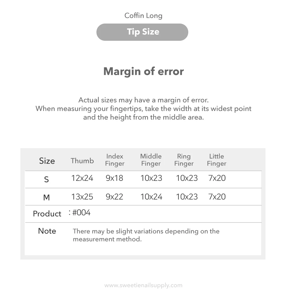 Crear - Nail Design Tip No.004 (Two Sizes) - Image 3