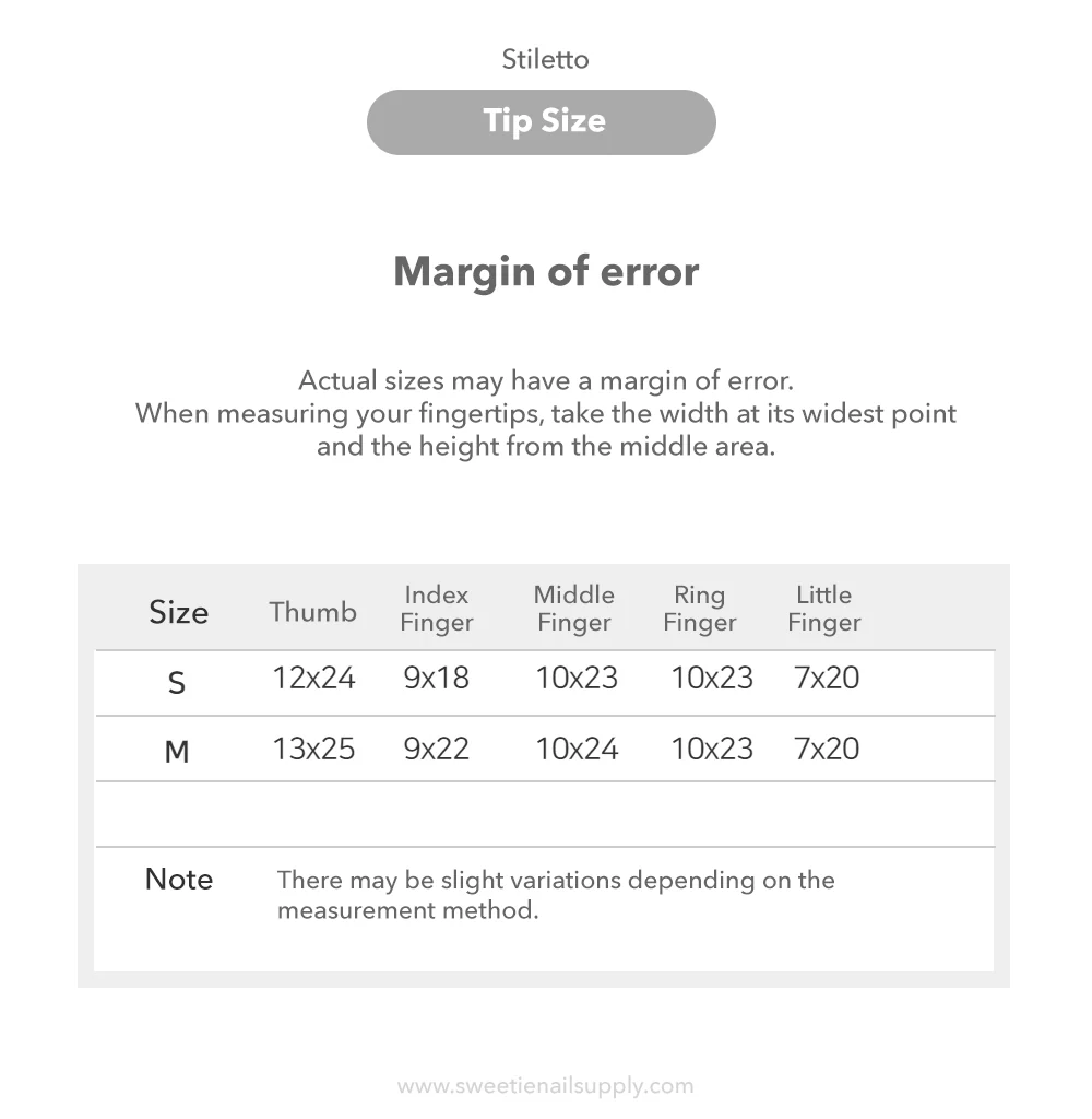 Crear - Nail Design Tip No.006 (Two Sizes) - Image 5