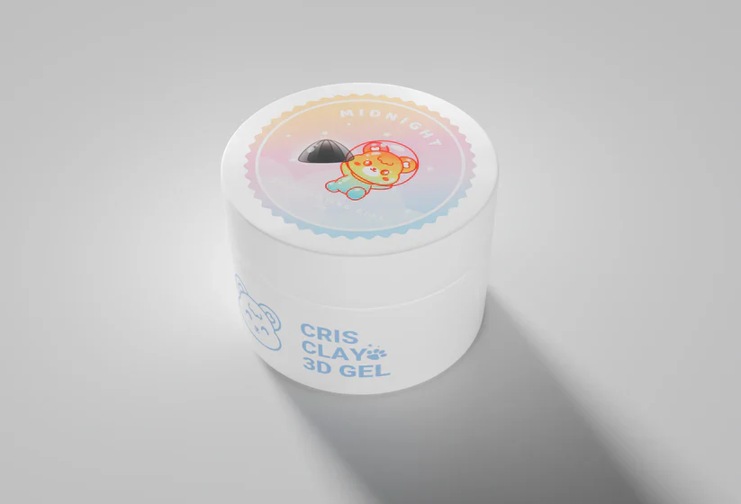Cris Clay - Jelly Midnight Black 3D Sculpting Gel (15g)