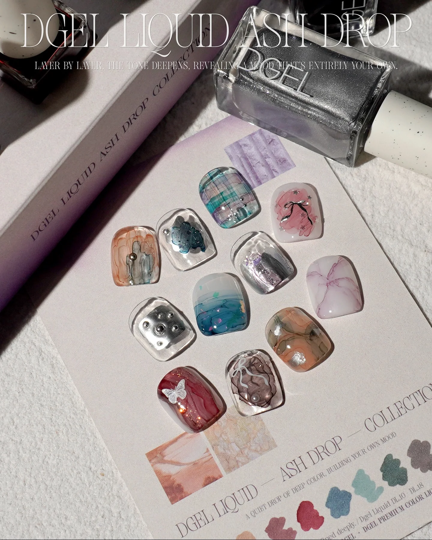 DGEL Liquid Ash Drop Collection (9 colours) - Image 3