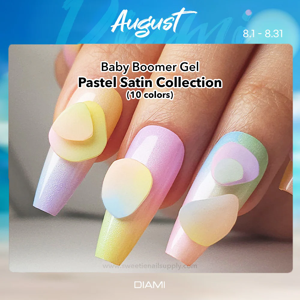 DIAMI Baby Boomer Gel Pastel Satin Collection (PN521~530)