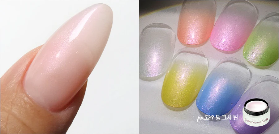 DIAMI Baby Boomer Gel Pastel Satin Collection (PN521~530) - Image 10