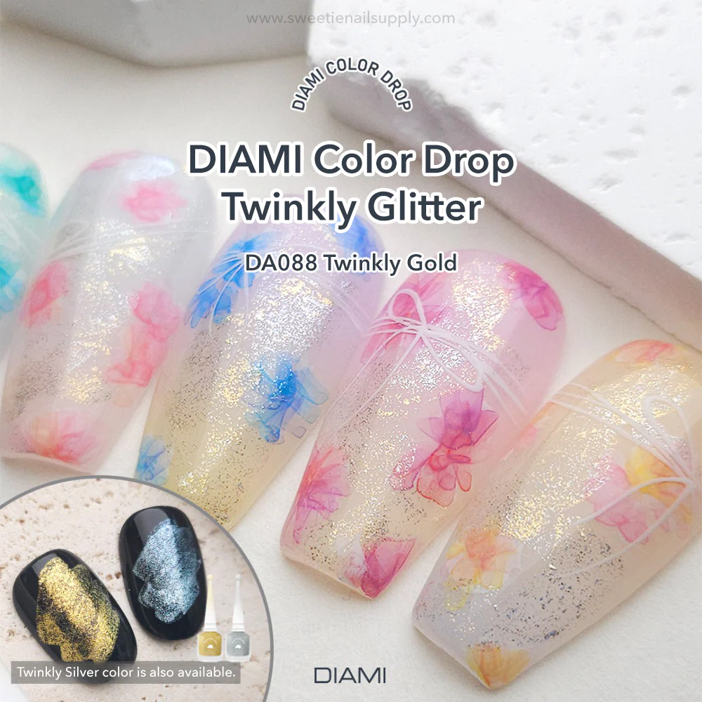 DIAMI Color Drop Twinkle Gold Glitter - DA088