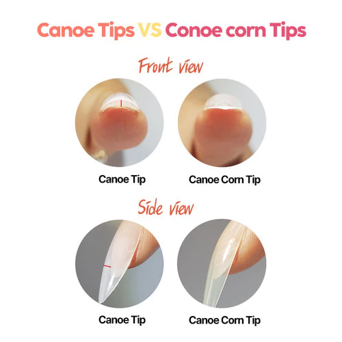 DIAMI Corn Tip Refills (Clear Nail Extensions) - Image 3