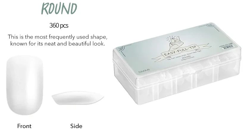 DIAMI Easy Full Tip Extensions (Oval and Round) - Image 3