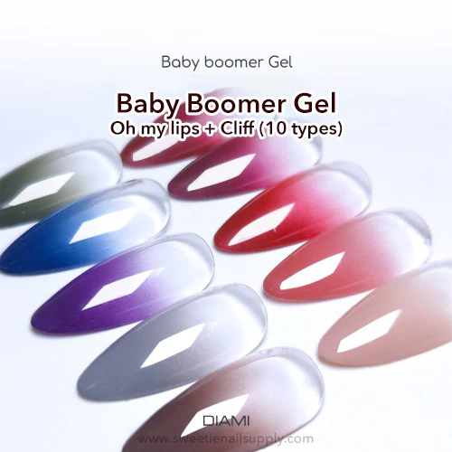 DIAMI Baby Boomer Gel Collections: Oh My Lips & CLIFF [PN531-PN540)