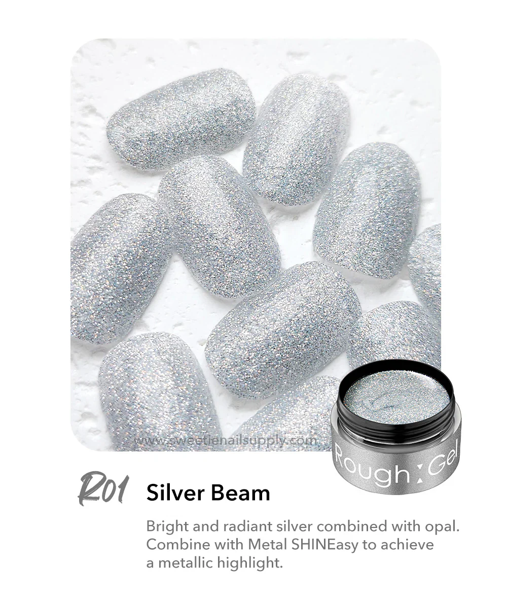 DIAMI - R01-R04 Rough Gel ICY Series (Silver Beam, Beige, Purple, Mint) - Image 2