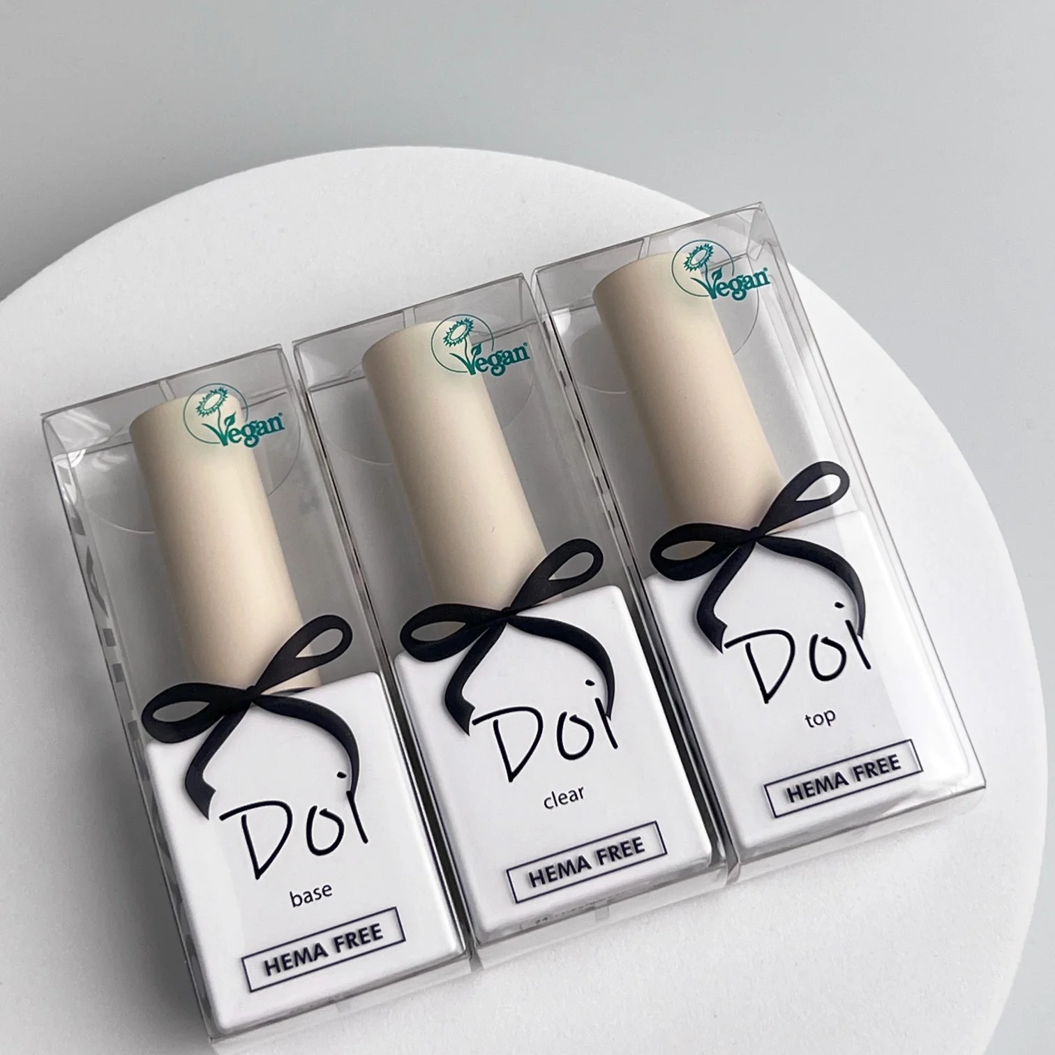 Nailbayo - Doi Basic Gels 10ml (3 Types) - HEMA Free and Vegan Certified
