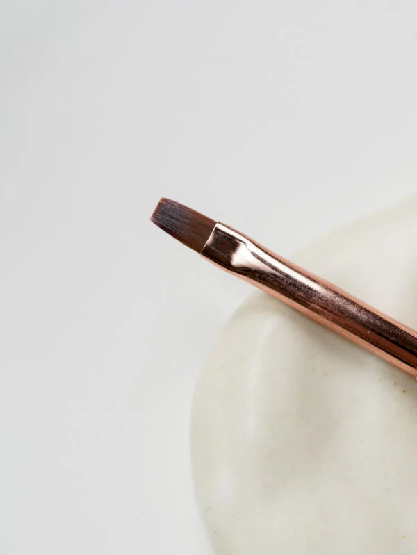Ginanail Rose Metal Nail Brush (Flat)