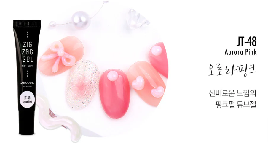 Jello Jello Zig Zag Gel JT-48 Aurora Pink (10g)