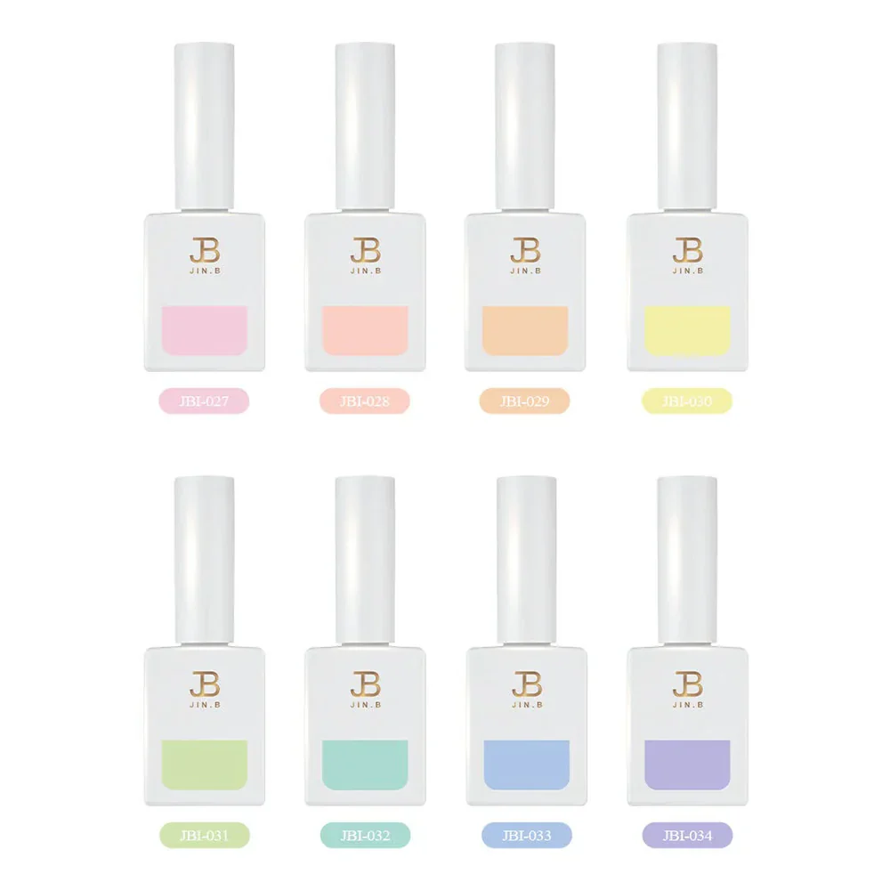 JIN.B Ping Pong Collection 8 Piece Pastel Color Gel - Image 4