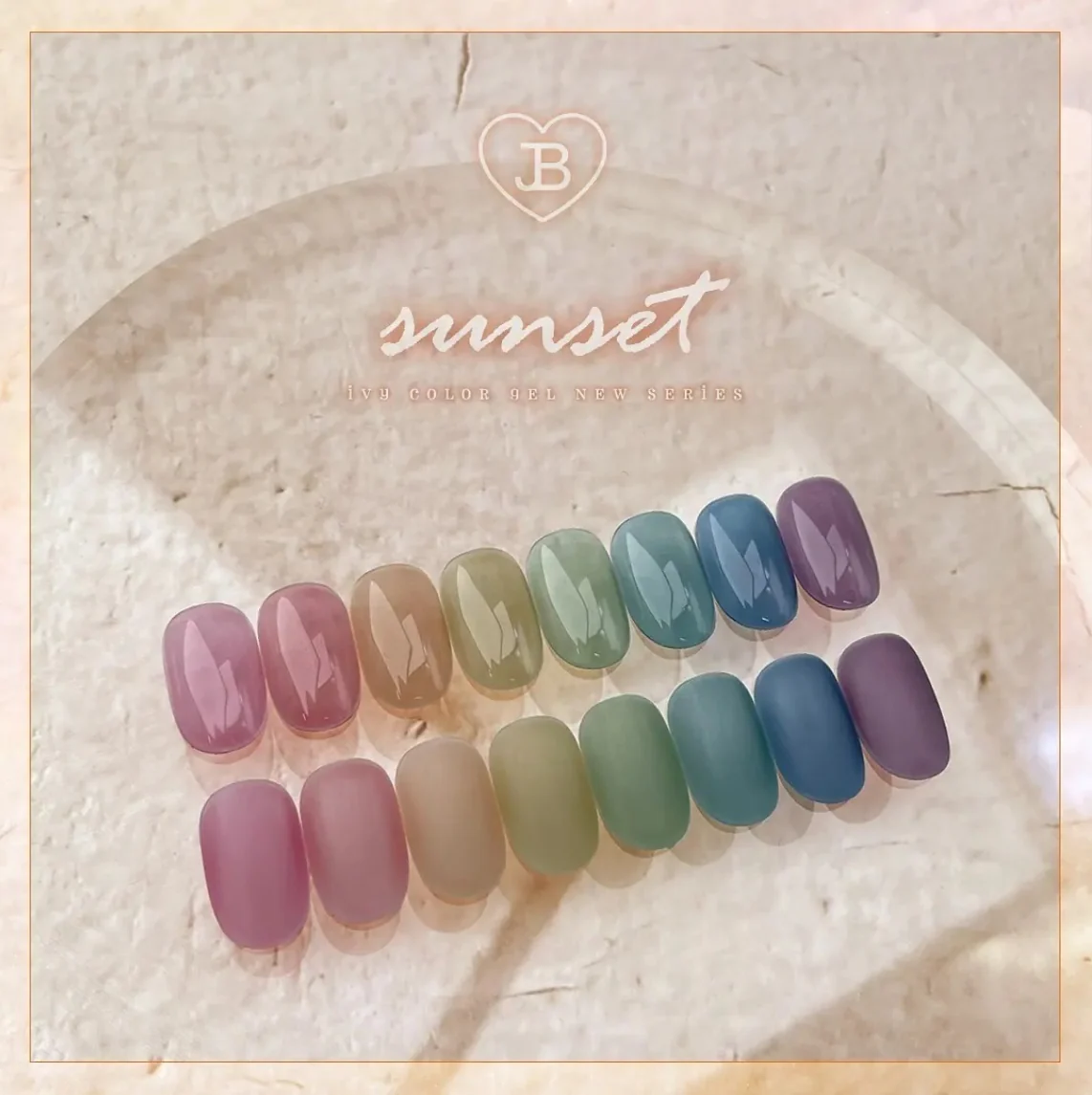 JIN.B Sunset Syrup 8pcs Collection - Image 3