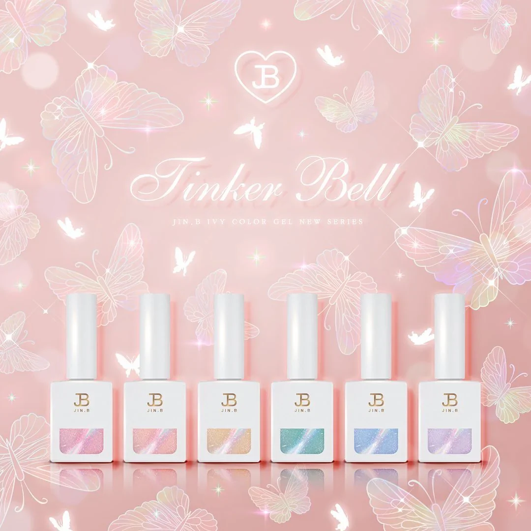 JIN.B Tinker Bell Cateye Gel Set (6 pcs) - Image 3