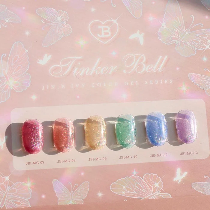 JIN.B Tinker Bell Cateye Gel Set (6 pcs) - Image 4