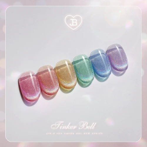 JIN.B Tinker Bell Cateye Gel Set (6 pcs) - Image 5