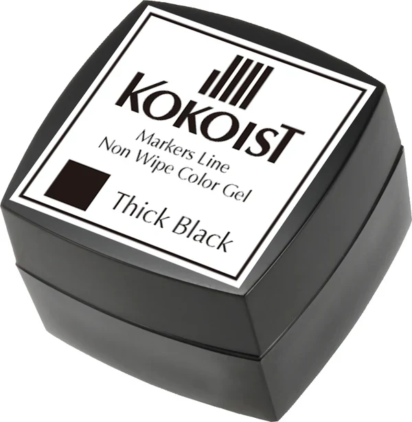 Kokoist ML-02 Markers Line Non Wipe Color Gel (Thick Black)