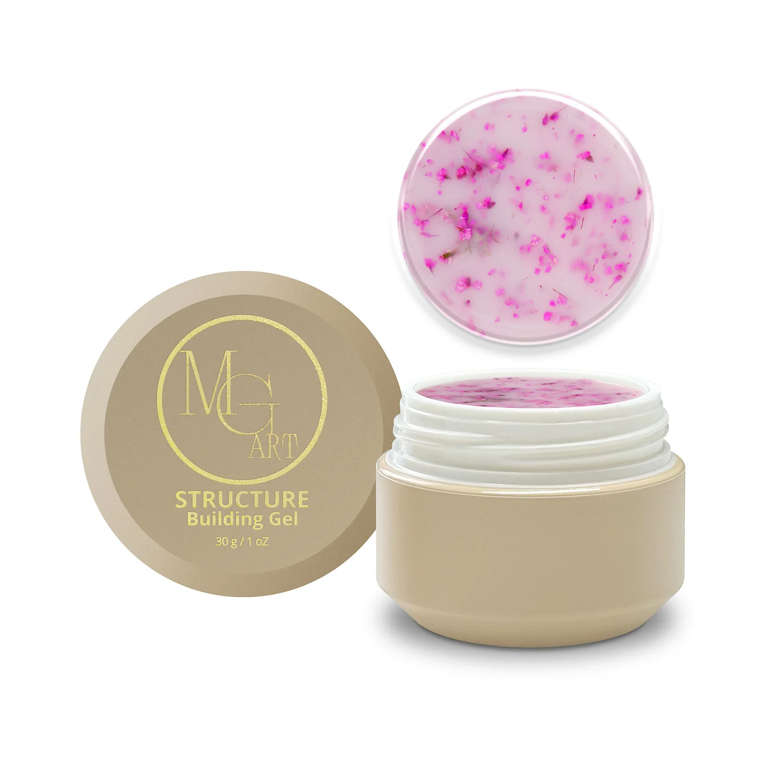 Mgart - Structure Building Gel - #PEONY MILK (30g)