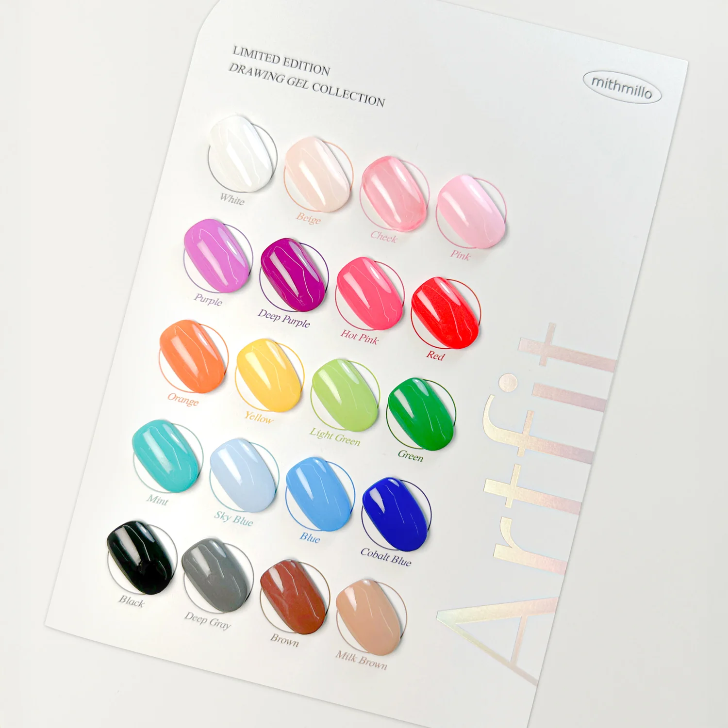 Mithmillo -  Artfit Non-Wipe Painting Gel 20-piece Set - Image 6