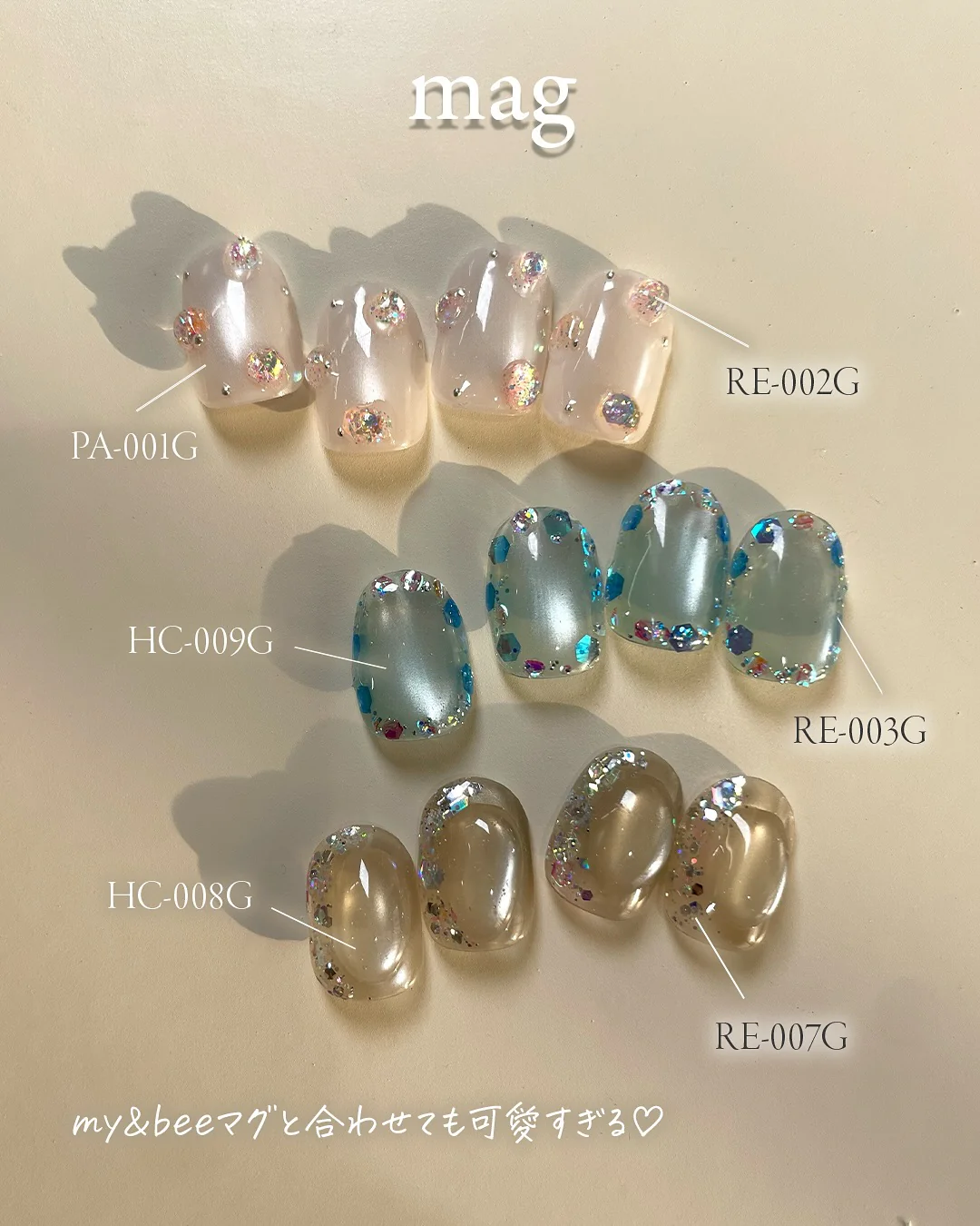 my&bee - Reflection Set (RE-001G to RE-012G) - Image 8