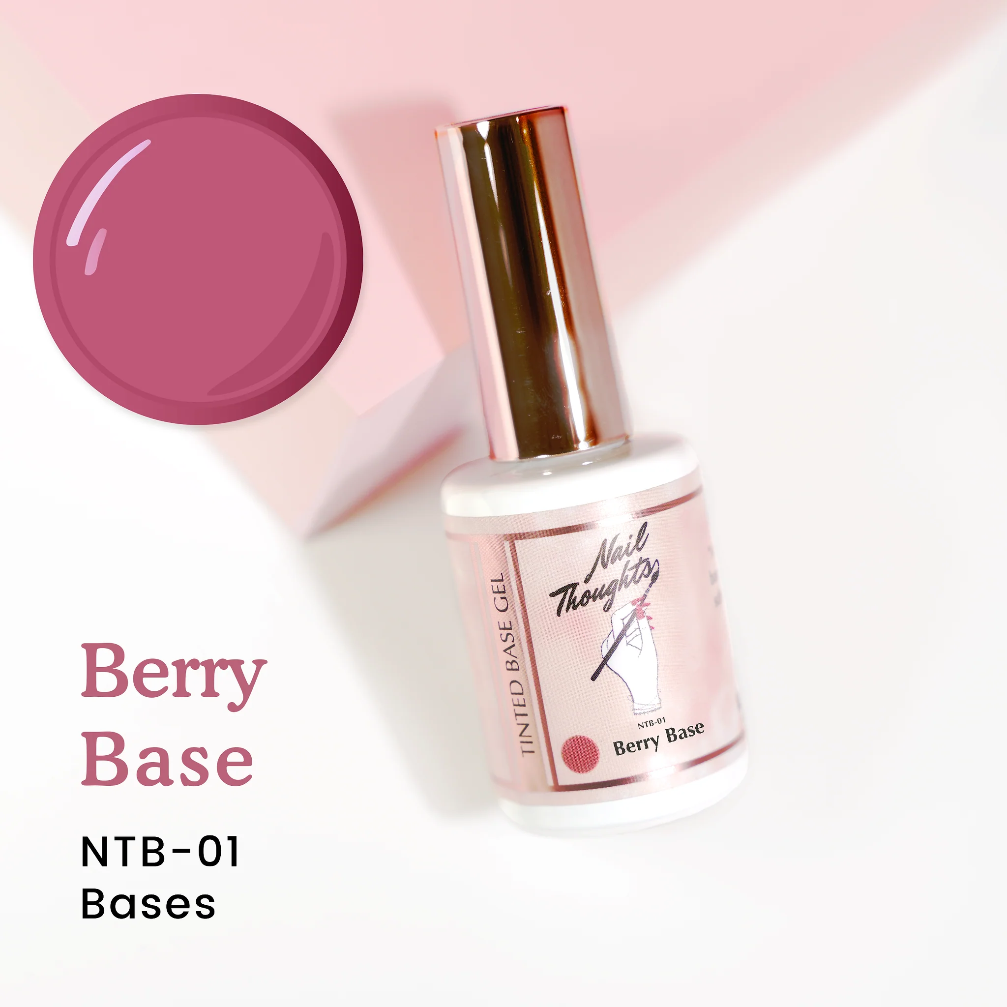 Nail Thoughts - NTB-01 Berry Base (Bottle/Pot)