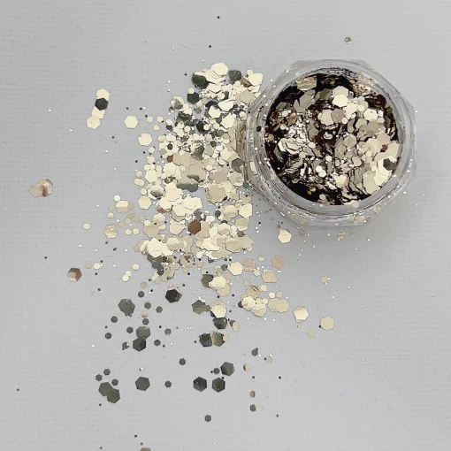 Nailbayo Gold Pop Glitter