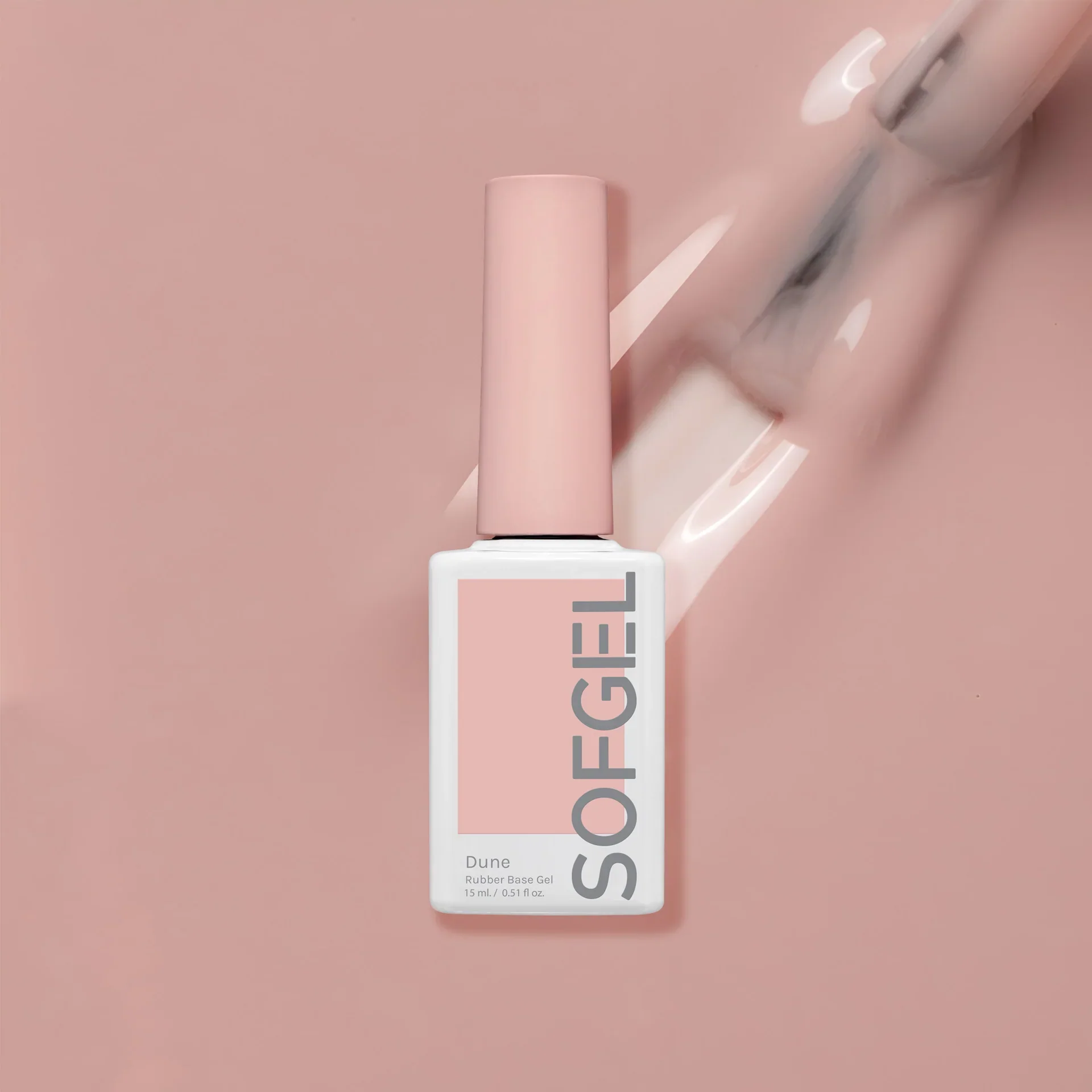 Sofgel - Nude Rubber Base Gel - Set of 6 Colors - Image 4